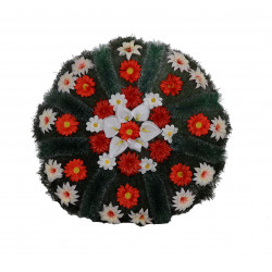 Coroana din pin si brad, rotunda florala mare D 95