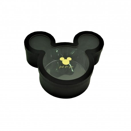 Cutie "Mickey" cu capac transparent