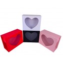 Cutie dreptunghiulara cu decupaj in forma de inima